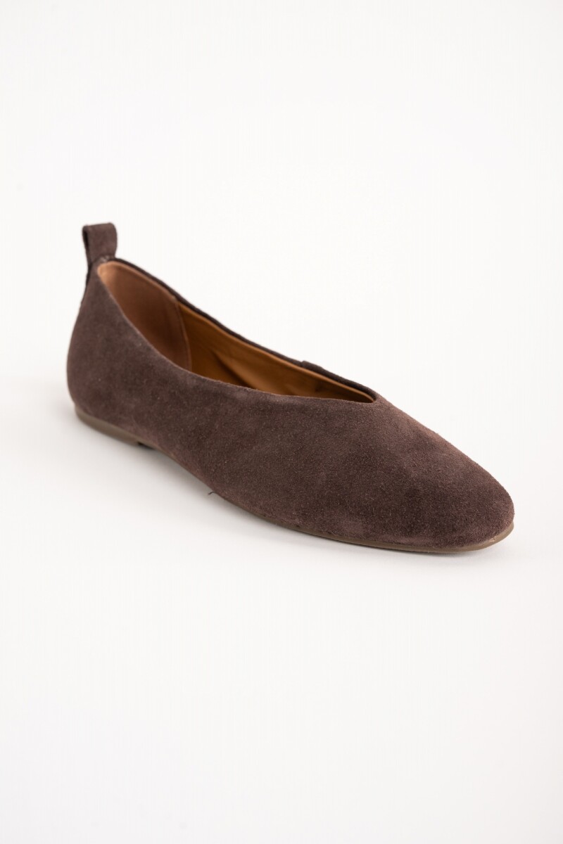 Chatita Gamuza Chocolate