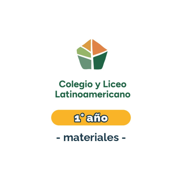 Lista de materiales - Primaria 1° año Latinoamericano Única