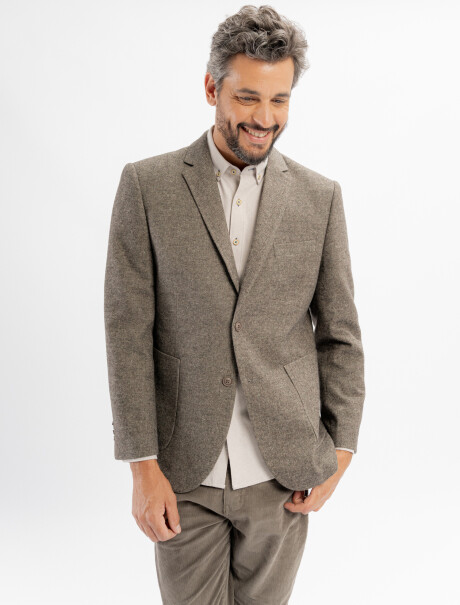 Saco de paño marron-D1