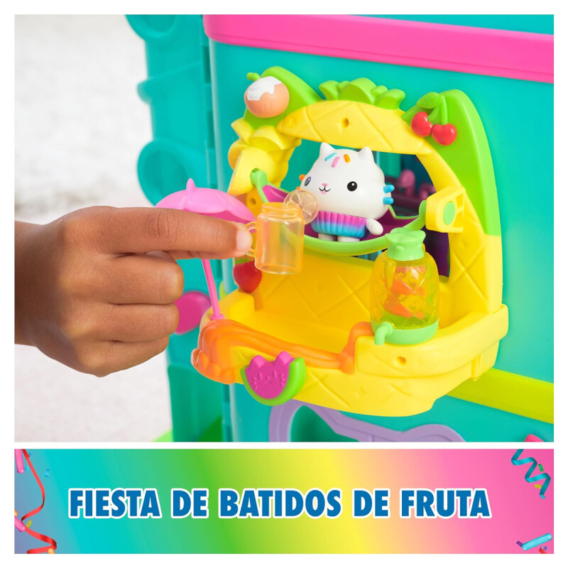 Balcón Fiestas de Batidos de Fruta Cakey La Casa de Muñeca de Gabby Balcón Fiestas de Batidos de Fruta Cakey La Casa de Muñeca de Gabby