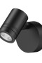 APLIQUE SPOT DIRIGIBLE 8W APTO INTEMPERIE NEGRO