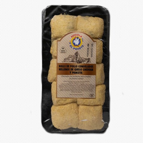 Rolls de Pollo con Cheddar y Panceta El Poyote 800Grs Rolls de Pollo con Cheddar y Panceta El Poyote 800Grs
