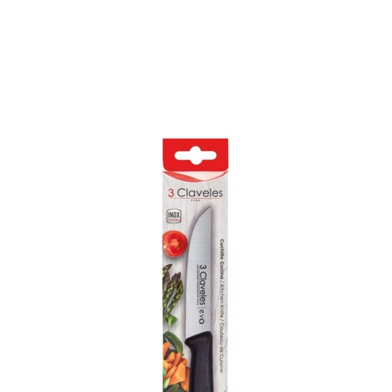 Cuchillo Cocina Evo 11cm 3 Claveles Sin Color