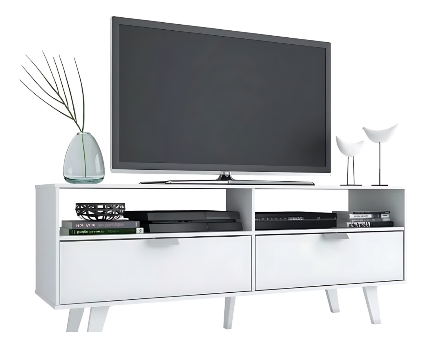 Rack Para Tv 2 Puertas Modular Led Lcd Mesa Living Rak Oslo 