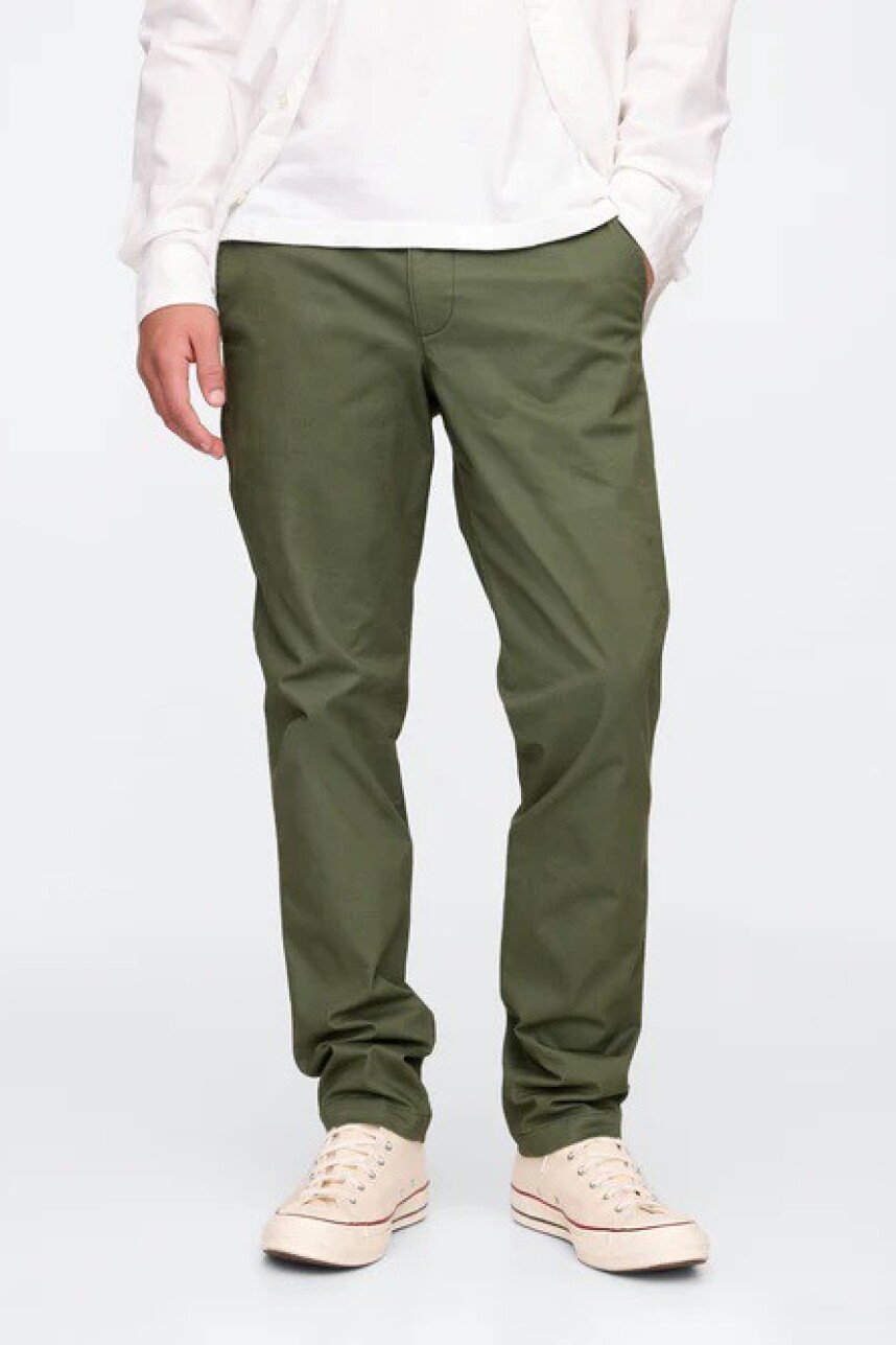 V-ESSENTIAL KHAKI SLIM FIT Thyme 19-0309 Tcx