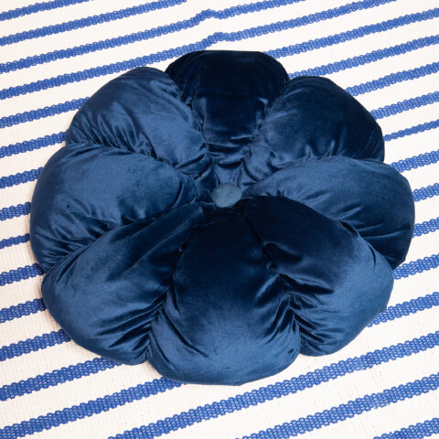 Almohadón flor Camelia azul