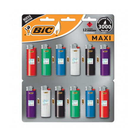 Encendedor MAXI BIC 12 Unidades Encendedor MAXI BIC 12 Unidades