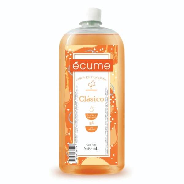 Jabón Líquido para Manos Clásico 980 ml - Écume Jabón Líquido para Manos Clásico 980 ml - Écume