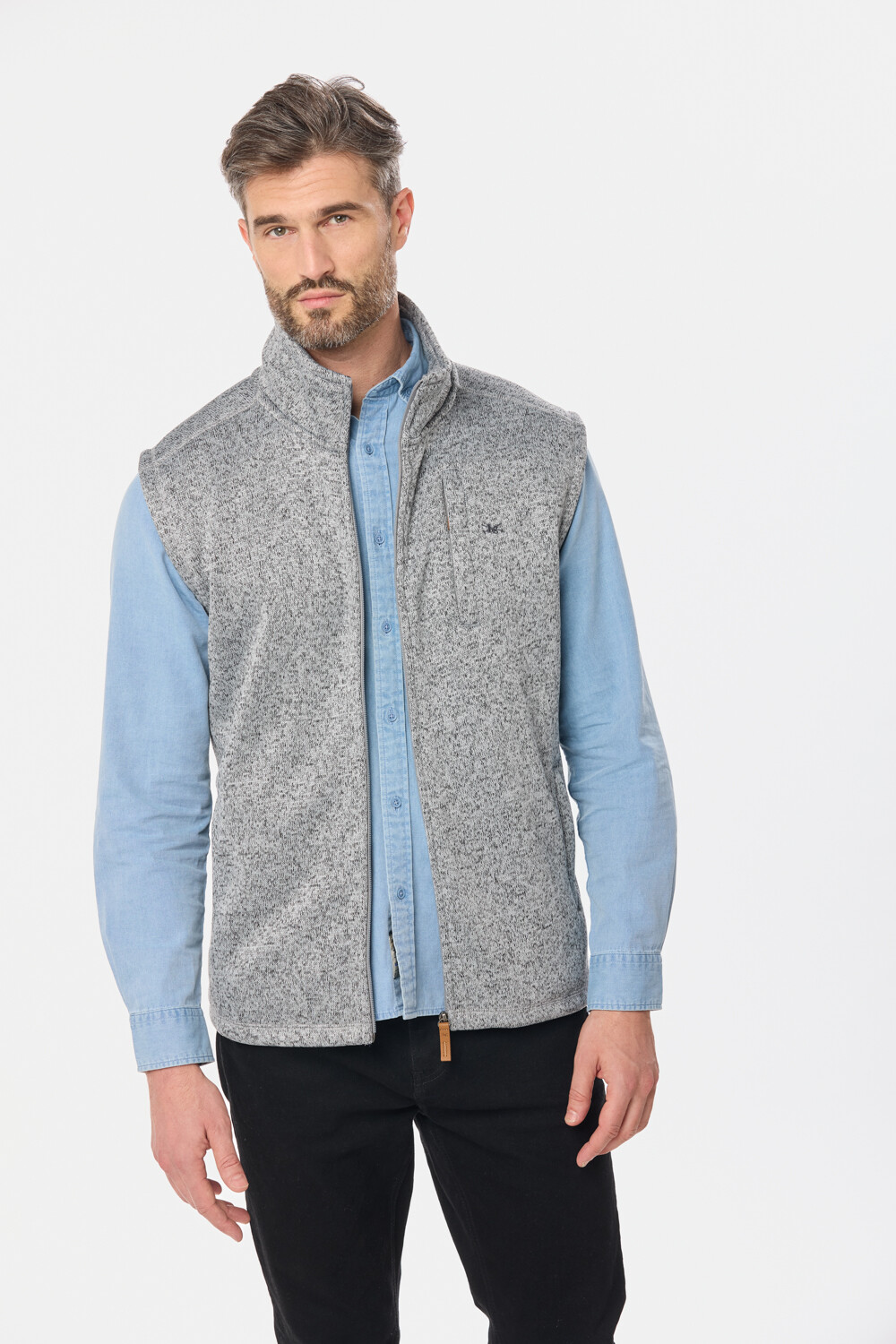 CHALECO FELPA ESPECIAL Gris