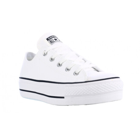 Championes Unisex Converse - All Star Plataforma Chuck Taylor Lift Blanco - Negro