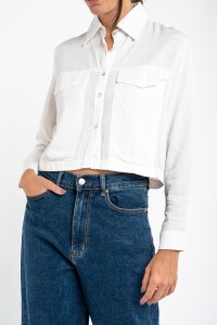 Camisa Crop Nacar