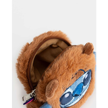 Llavero & Charm Mochilita ''stitch Capybara'' Marron Camel