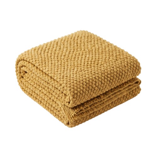 MANTA BEIGE C/FLECOS 130X180CM Unica