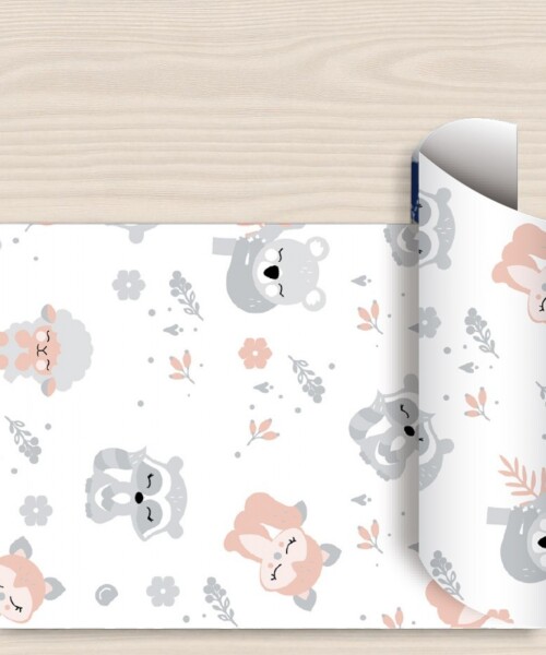 Papel Regalo Bobina 40cm x 100mts BABY