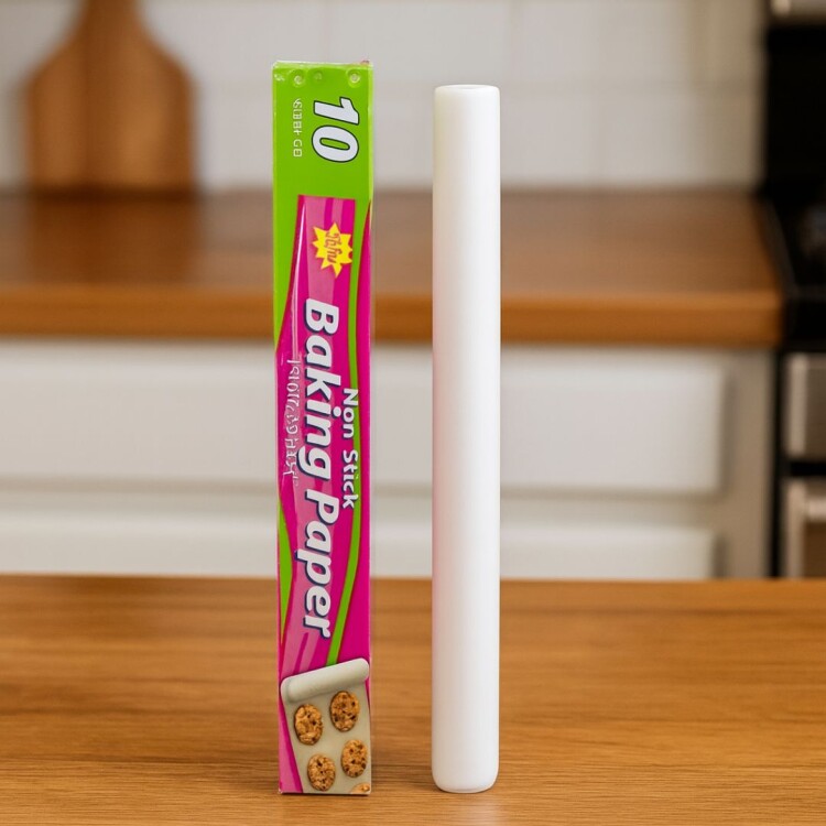 Papel Manteca para Hornear 45cm x 10 Metros Blanco