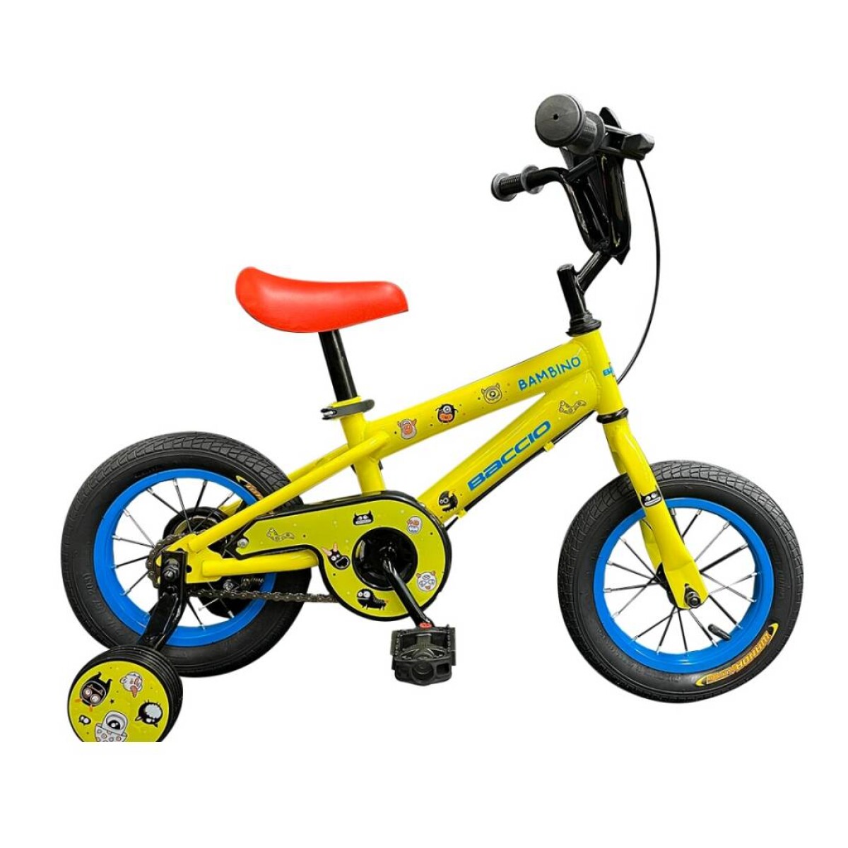 bicicleta BACCIO BAMBINO Rodado 12 - Color AMARILLO 