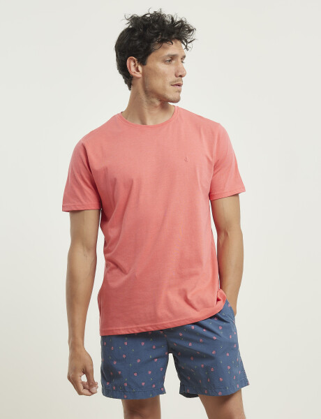 520758 T-SHIRT NAVIGATOR Coral