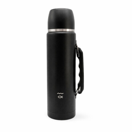 TERMO RÍO 1.2LT CON ASA NEGRO NEGRO
