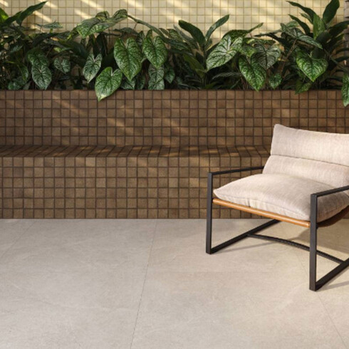 PORCELANATO 90X90 RECTIFICADO MATE BEIGE ACETINADO ORIS GAMAS DE BEIGE
