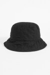 Gorro bucket capitoneado negro