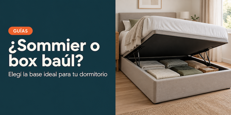 Sommier o box baúl: ¿qué base conviene elegir?