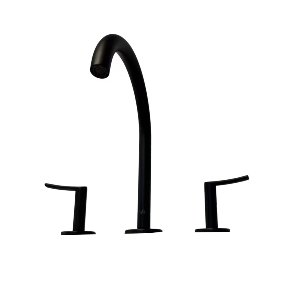 Grifería de lavatorio Bimando de mesada Noar negro mate Grifería De Lavatorio Bimando De Mesada Noar Negro Mate