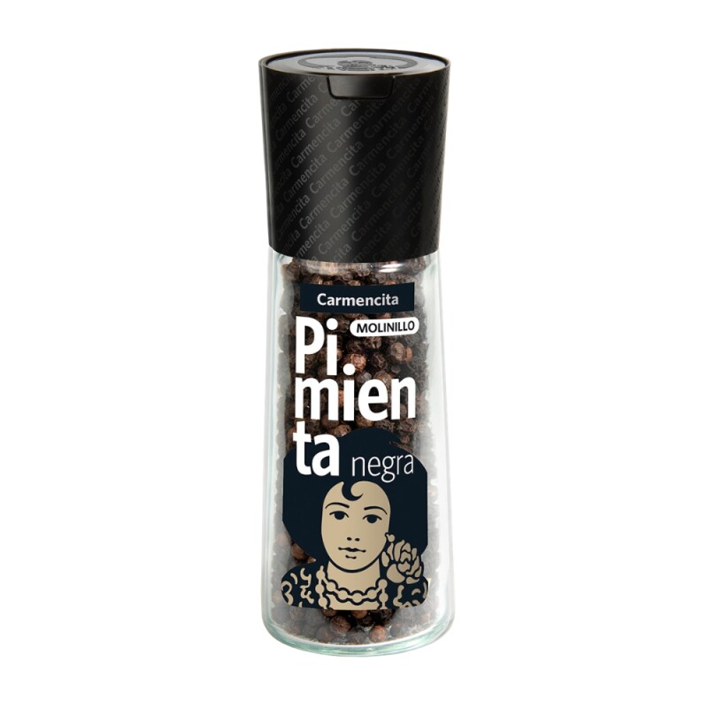 Carmencita Molinillo Pimienta Negra Grano 47g Carmencita Molinillo Pimienta Negra Grano 47g