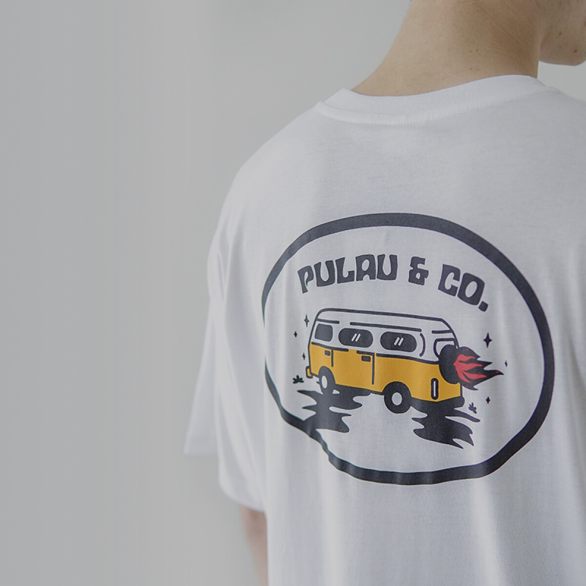 Remera Pulau Combi - Blanco 