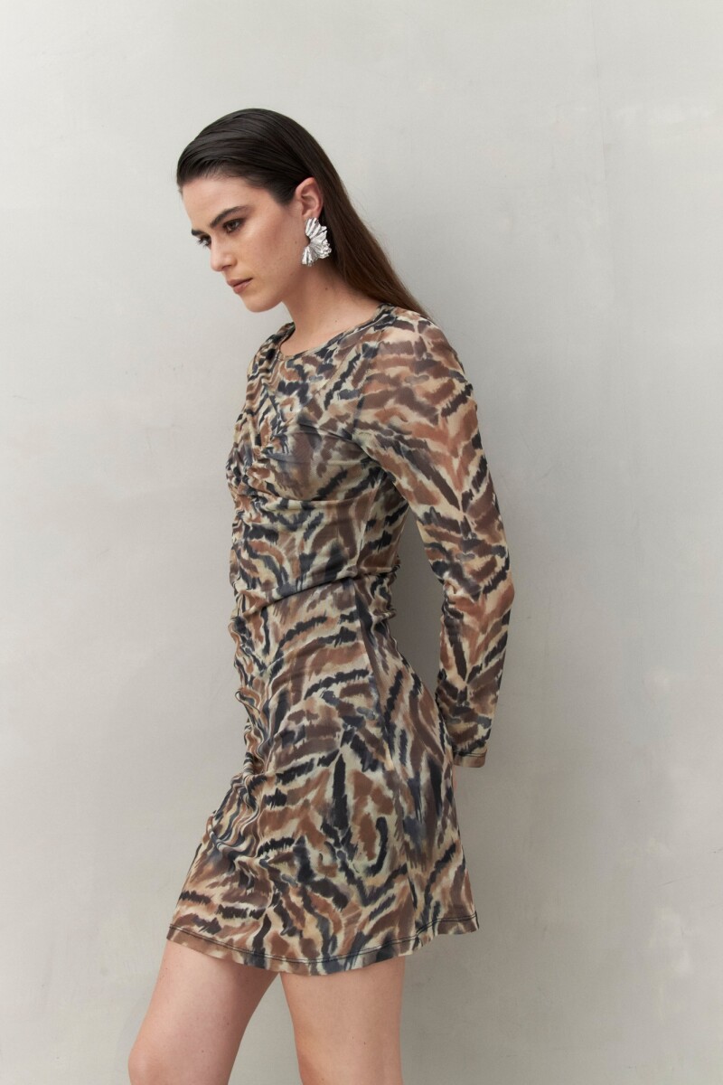 VESTIDO DROLA Animal Print