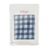 LJ7CRIB Sábana Bajera Para Bebés - Navy Gingham