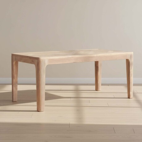 MESA DE COMEDOR MADERA NATURAL-BEIGE RENÉ