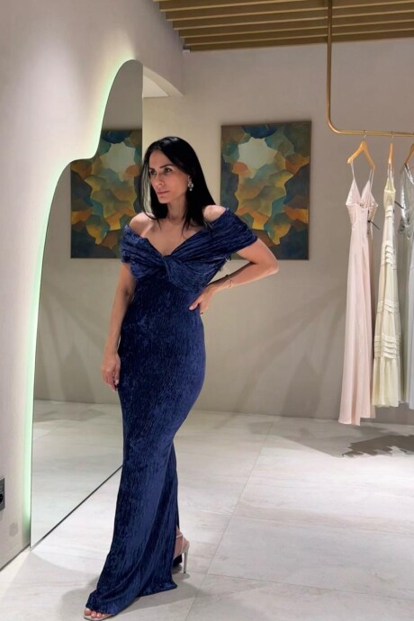 Vestido Savina Azul