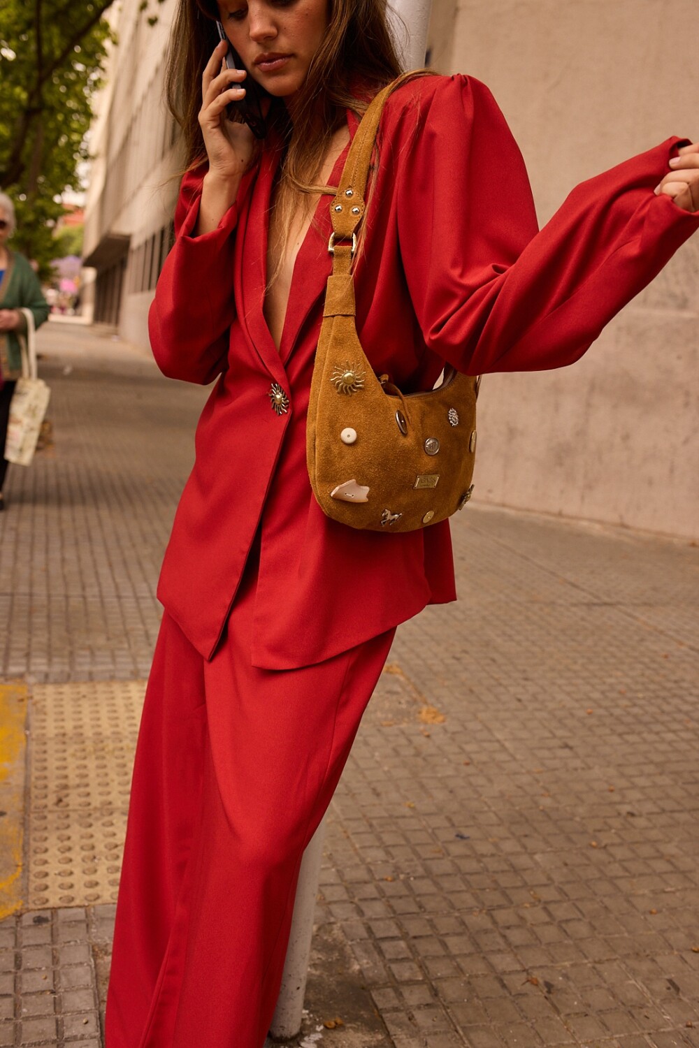 Deleite Multi Tachas Bag Camel