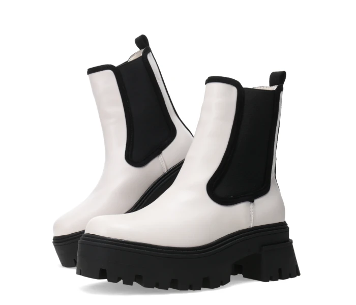 Bota chelsea TELLY clasica Offwhite