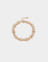 Pulseras Flexibles De metal Pulsera Flexible De Metal Eslabones - Dorado