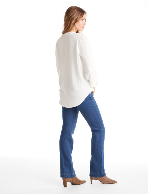 Blusa Escote V BLANCO