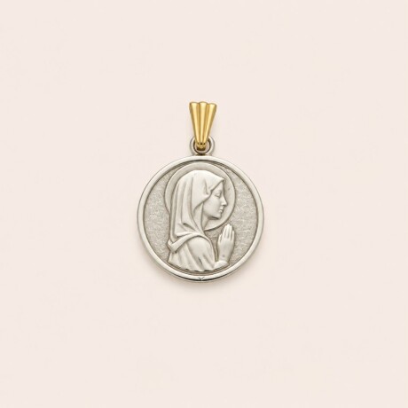 Medalla Virgen Niña - Plata y Oro Medalla Virgen Niña - Plata y Oro