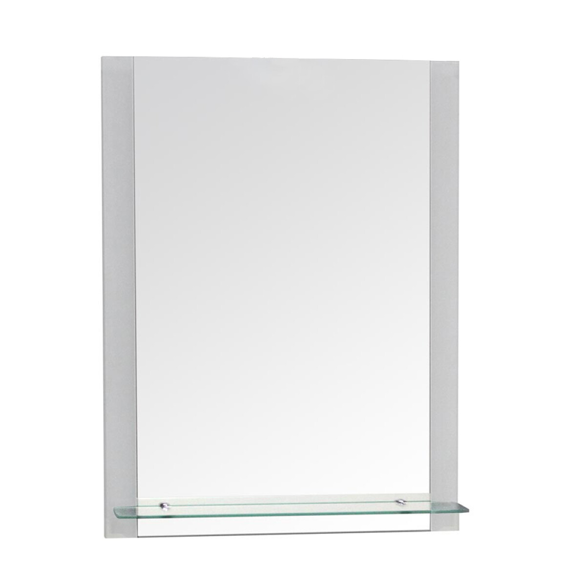 Espejo Rectangular Con Repisa 80x60 Cm 
