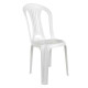 Silla Bistró sin apoya brazos BLANCO