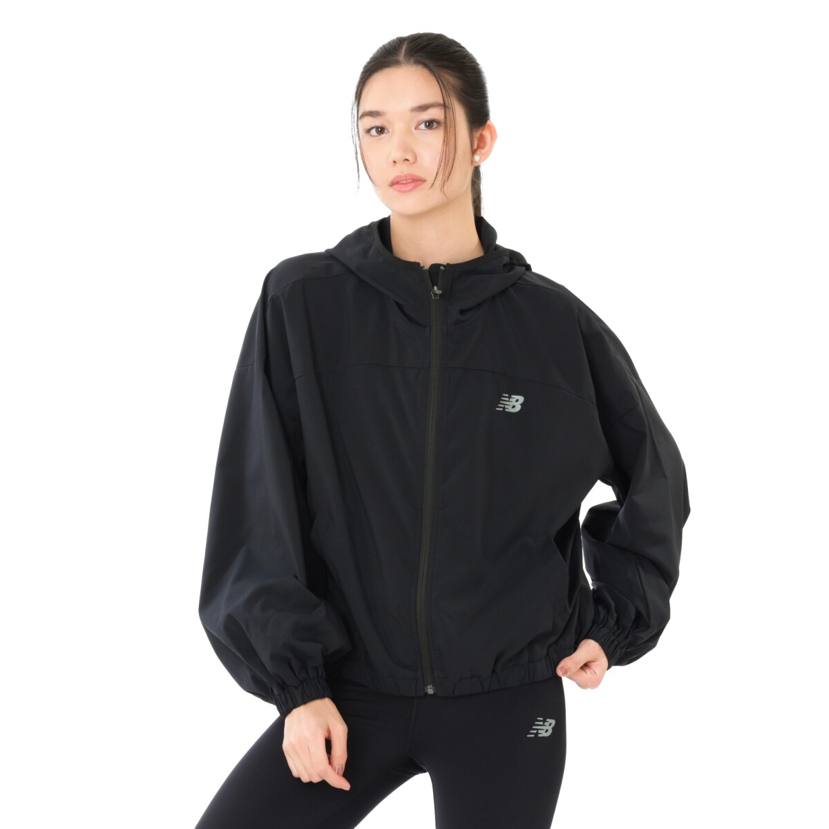 Campera New Balance de Dama - - WJ6129DFBK - BLACK 