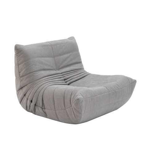 SOFÁ INIDIVIDUAL 1 CUERPO TELA GRIS AKIVA