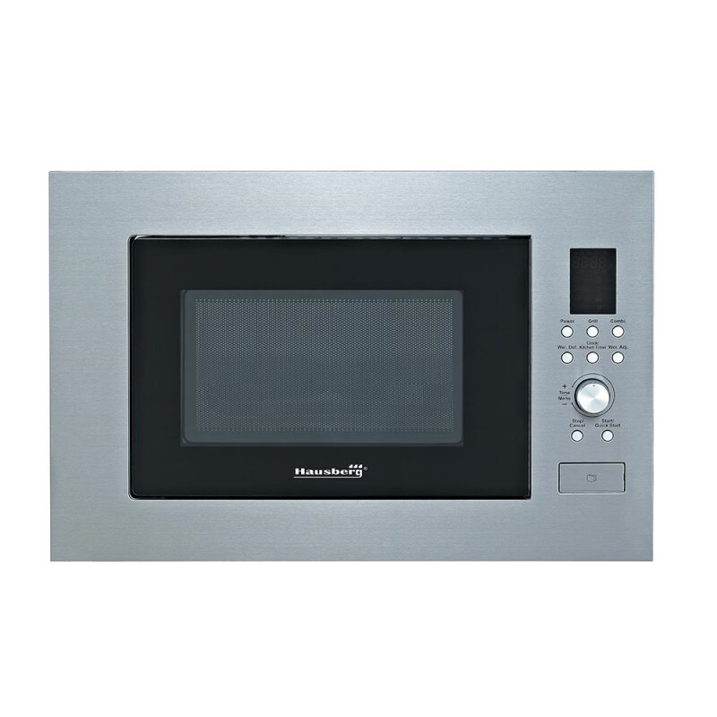Microondas de empotrar con grill Inox. 25 Lts. Hausberg Microondas de empotrar con grill Inox. 25 Lts. Hausberg