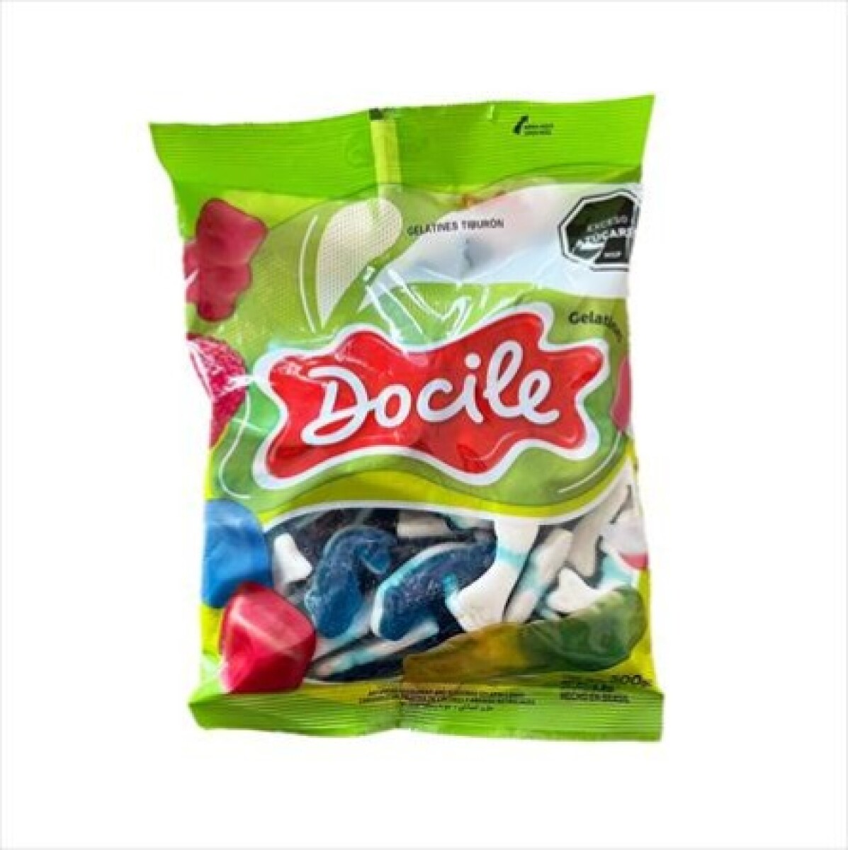 GELATINAS DOCILE (08) 500GRS TIBURON GRANDE (BOLSA) 