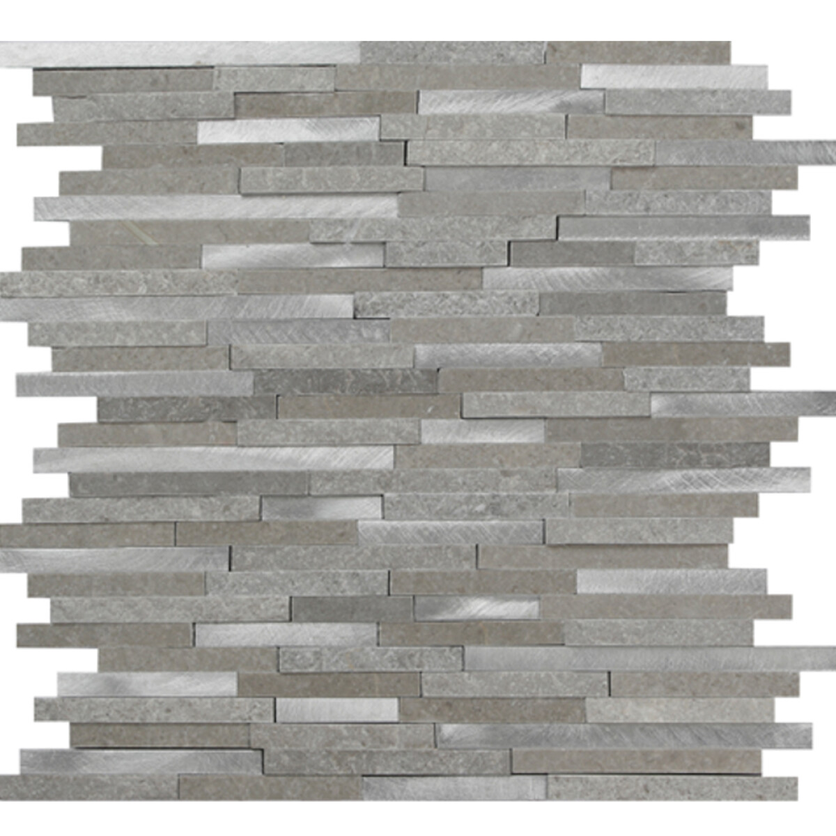 Mosaico Con Terminación De Piedra 300x300x8 Mm 