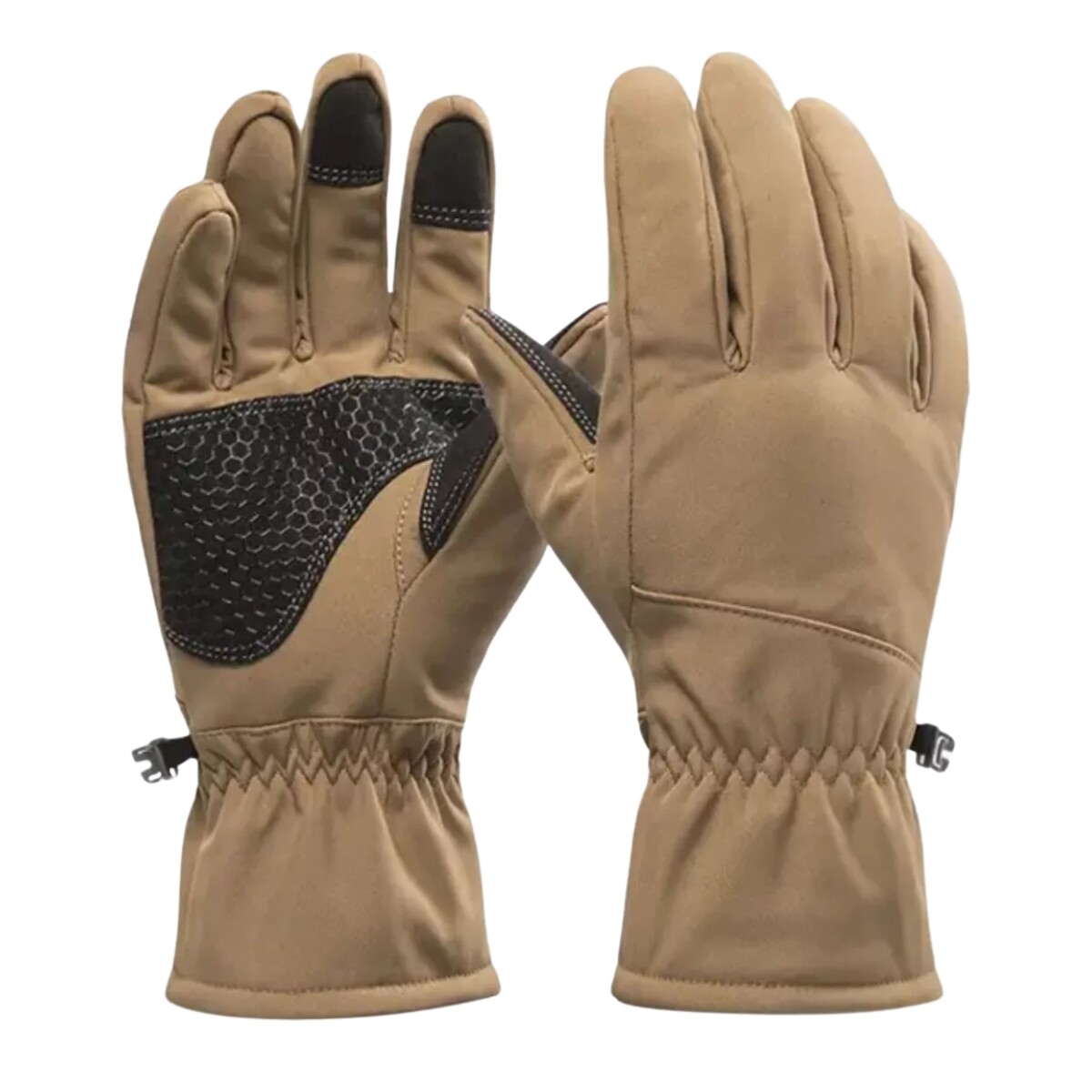 Guante térmico Softshell touch - Caqui 