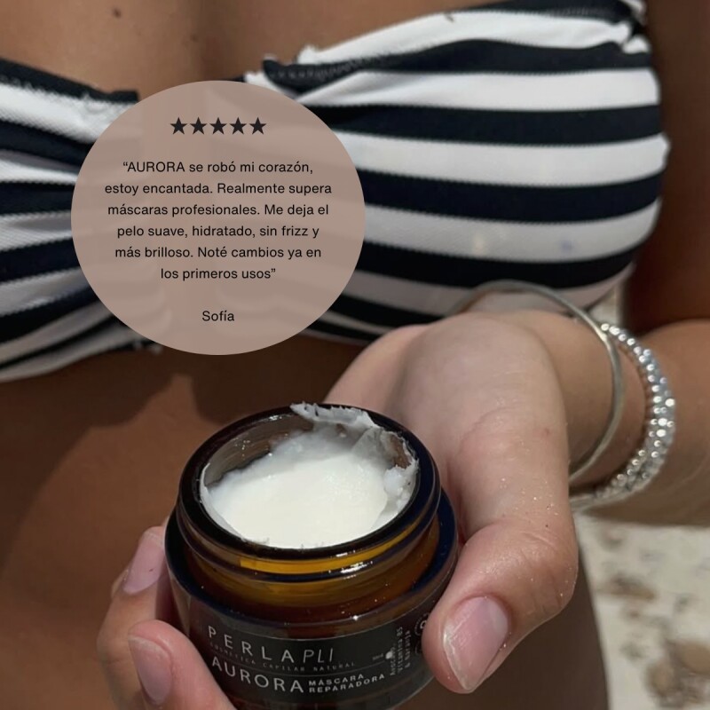 Máscara Reparadora Perla Pli Aurora 30 Ml. Máscara Reparadora Perla Pli Aurora 30 Ml.