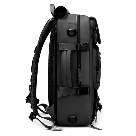 Mochila Bolso Viaje Carry On Impermeable N 1 Laptop Negro