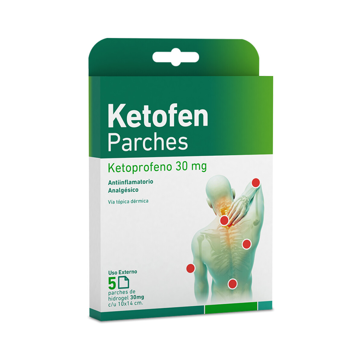 Ketofen Parches 5 Uds. 