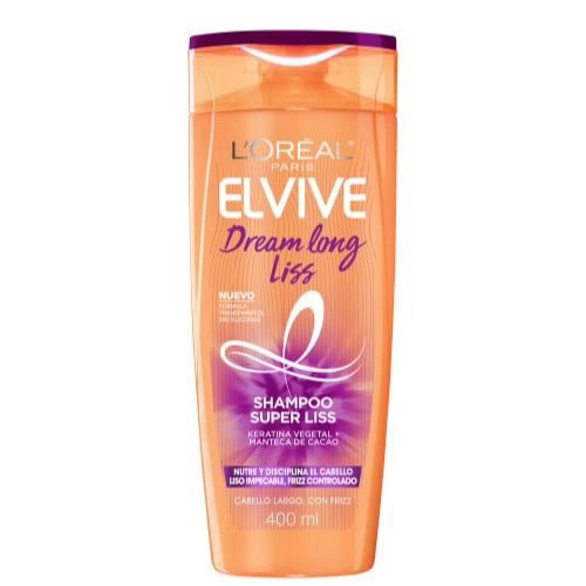 Shampoo Dream Liss 400 ml Elvive – Cabello Liso y Suave