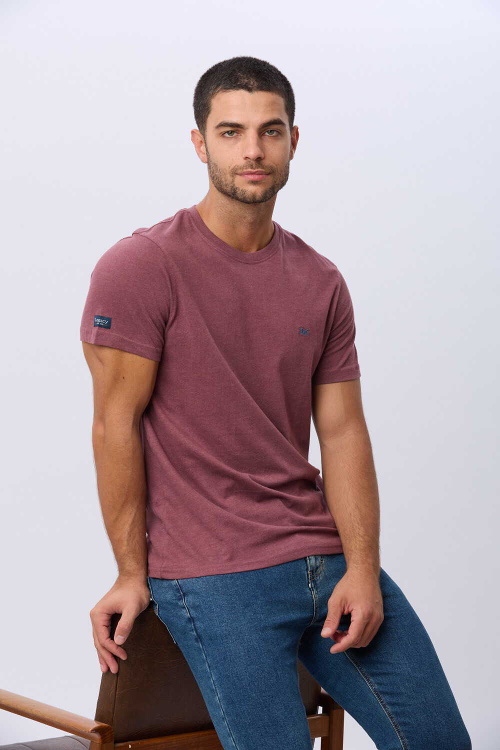 REMERA DE ALGODÓN Bordo